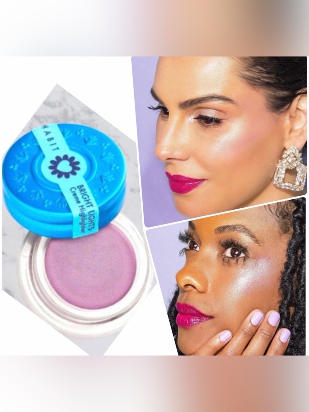 Habit Cosmetics Multi-Use Cream Highlighter in Starchild (Lips, Cheeks, Eyelids)